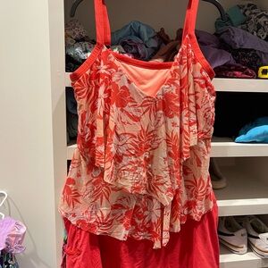 Beach House Coral Floral Bikini